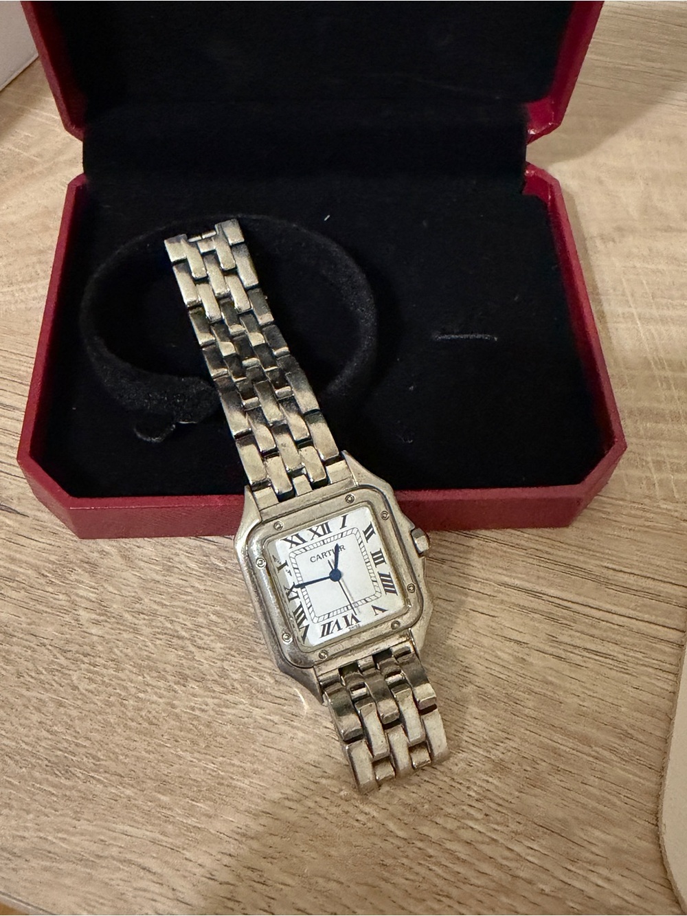 Silver watch